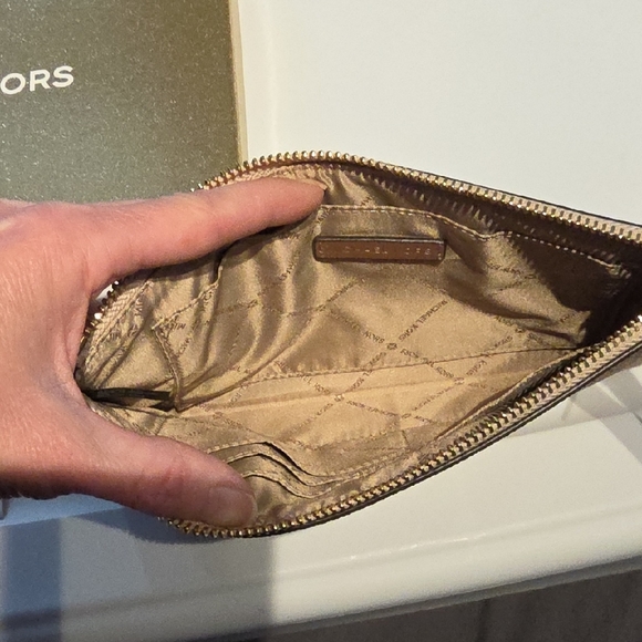 Michael Kors Glittering Gold Clutch
